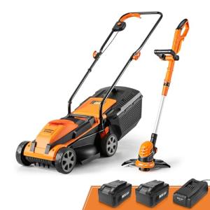 LawnMaster 24V 13-inch Mower and Trimmer Combo