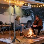 Mlogiroa Cordless LED Work Light with Stand