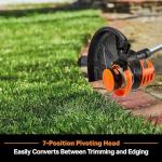 LawnMaster 24V 13-inch Mower and Trimmer Combo