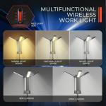 Mlogiroa Cordless LED Work Light with Stand