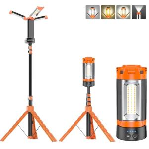 AKOFUN 12000mAh Rechargeable Cordless Work Light