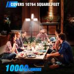 AKOFUN 12000mAh Rechargeable Cordless Work Light