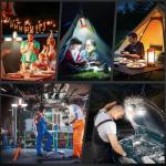 AKOFUN 12000mAh Rechargeable Cordless Work Light