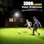 SYLSTAR 360° Rechargeable Work Light with Stand