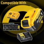 Kulatiom 20V 8.0Ah Replacement Battery for Dewalt