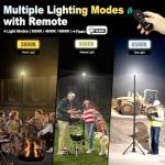 SYLSTAR 360° Rechargeable Work Light with Stand