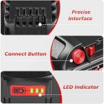 Abeden 4Pack 5.0Ah Replacement Milwaukee M18 Batteries