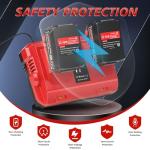 Abeden 4Pack 5.0Ah Replacement Milwaukee M18 Batteries