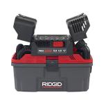 RIDGID 50318 4500RV ProPack 4.5-Gal. Portable Wet Dry Shop Vacuum with Toolbox Design, 5.0 Peak HP Motor, Expandable Pro Hose, and Blower Port, Red