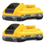 DEWALT 20V MAX Battery XR POWERPACK™ 4Ah Lithium Ion, 50% More Power, Dewalt Battery Compatible with 20V MAX Tools, 2 PK (DCB2104-2)