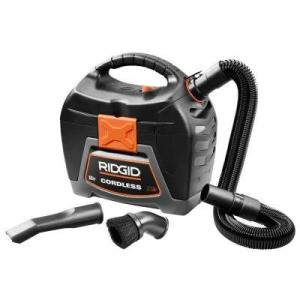 RIDGID 3 Gallon 18-Volt Cordless Handheld Shop Vacuum Wet Dry VAC Tool ONLY with Filter, EX