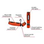 Schumacher Electric 400 Lumen LED Cordless Work Light and Torch, 360 Degree Multi-Angle Positioning, 90 Degree Tilt, Magnetic Mounts, SL360RU