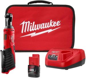 Milwaukee M12 Cordless 3/8-Inch Ratchet Kit