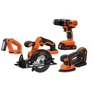 BLACK+DECKER 20V MAX Cordless 4-Tool Set