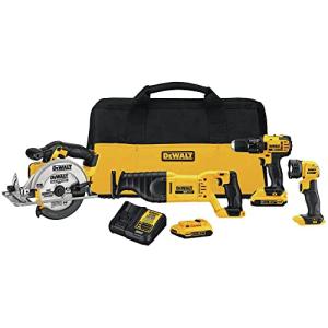 DEWALT 20V MAX 4-Tool Cordless Combo Kit
