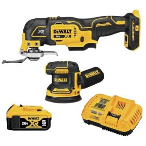 DEWALT 20V Cordless Sander and Oscillating Tool Set