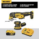 DEWALT 20V Cordless Sander and Oscillating Tool Set
