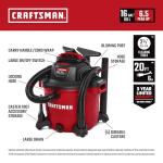 CRAFTSMAN 16 Gallon Heavy-Duty Wet Dry Vac