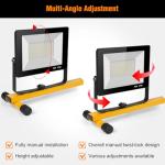 Bright 21,000 Lumen LED Work Light with Stand