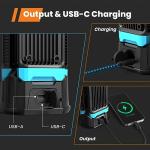 Rechargeable 5000 Lumen Cordless Work Light Kit