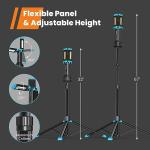 Rechargeable 5000 Lumen Cordless Work Light Kit