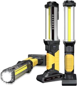 WARSUN 2PC Rechargeable Magnetic COB Work Light