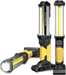 WARSUN 2PC Rechargeable Magnetic COB Work Light