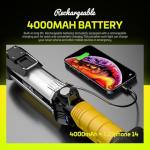 WARSUN 2PC Rechargeable Magnetic COB Work Light