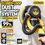 Cordless Electric Drywall Sander with Vacuum Attachment