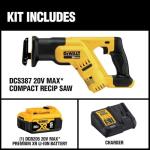 DEWALT 20V MAX Cordless Reciprocating Saw Kit