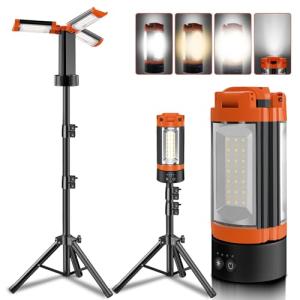 12000mAh Cordless Camping Light with Tripod