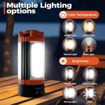 12000mAh Cordless Camping Light with Tripod