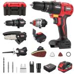 TEENO 20V Cordless Power Tool 6-Piece Set
