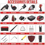 TEENO 20V Cordless Power Tool 6-Piece Set