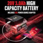 TEENO 20V Cordless Power Tool 6-Piece Set