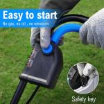 Royal Garden 13-Inch Cordless Electric Push Mower