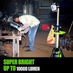 SEAMAGIC Cordless LED Work Light with Tripod