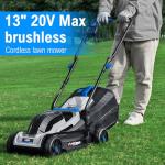Royal Garden 13-Inch Cordless Electric Push Mower