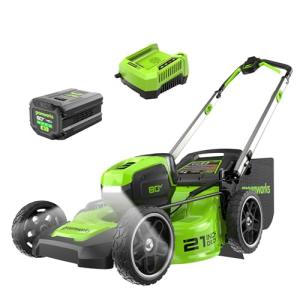 Greenworks 80V Cordless 21" Lawn Mower with Battery