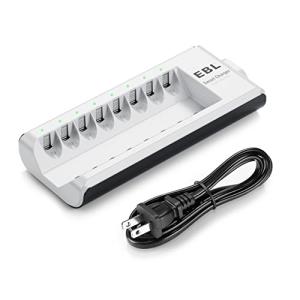 EBL 8-Bay Smart Battery Charger for NiMH NiCD