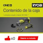 Ryobi One+ Cordless Angle Grinder R18AG-0