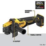 DEWALT FLEXVOLT 20V Angle Grinder, Paddle Switch