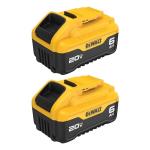 DEWALT 20V MAX XR 6Ah Lithium Ion Battery 2-Pack