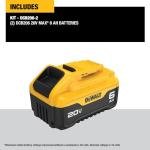 DEWALT 20V MAX XR 6Ah Lithium Ion Battery 2-Pack