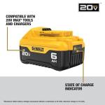 DEWALT 20V MAX XR 6Ah Lithium Ion Battery 2-Pack