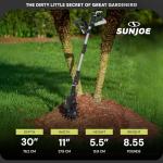Sun Joe 24V Cordless Garden Tiller and Cultivator