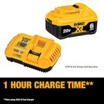 DEWALT 20V MAX XR 6Ah Lithium Ion Battery 2-Pack