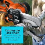 BLACK+DECKER 20V MAX Cordless Garden Lopper Chainsaw