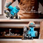 Seesii 6.5" Cordless Circular Saw with Laser