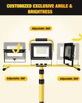 21000 Lumen Adjustable LED Work Light with Stand